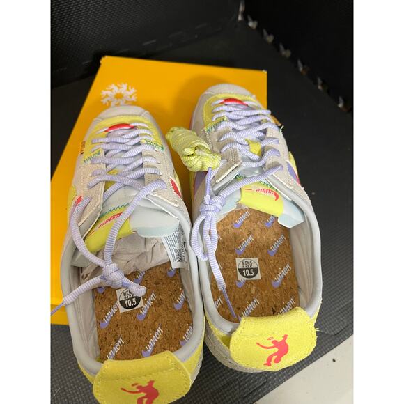 Nike Cortez SP x Union LA Lemon‎ Frost Sneakers [DR1413-100] Men's Size 10.5 - Picture 10 of 11